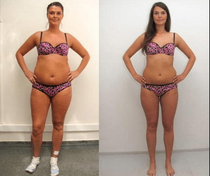 Une fille qui a perdu 6 kg avec un régime de 7 jours au sarrasin