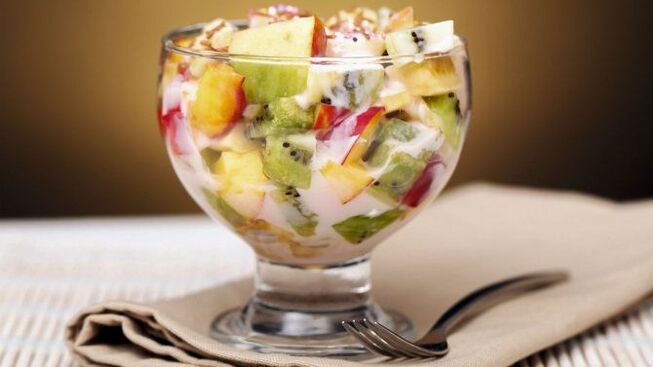 salade de fruits au régime