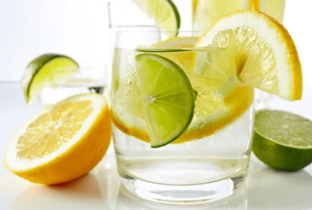 eau et citron au régime