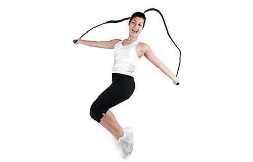 exercices sur corde à sauter pour perdre du poids au niveau du ventre et des hanches